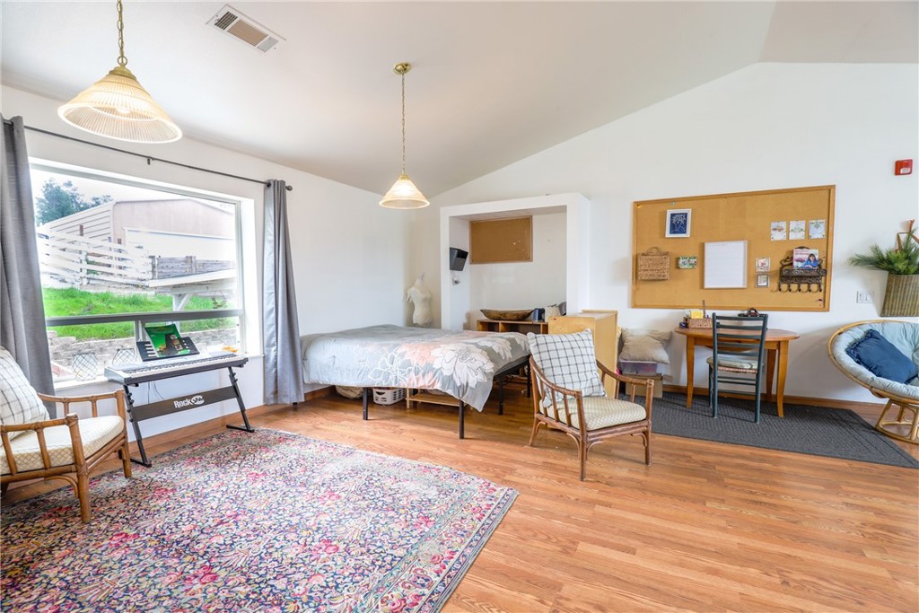 3880 Ardilla Road Atascadero, CA 93422 - Photo 25 of 66 Large picture window brings wonderful light and frames the backyard. Notice the alcove, it could be turned into a closet for clothing or storage.