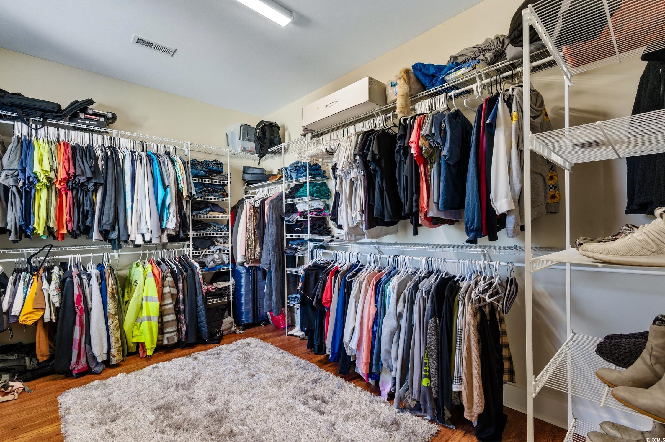 851 Dog Bluff Road Galivants Ferry, SC 29544 - Photo 14 of 25 Spacious closet featuring wood finished floors