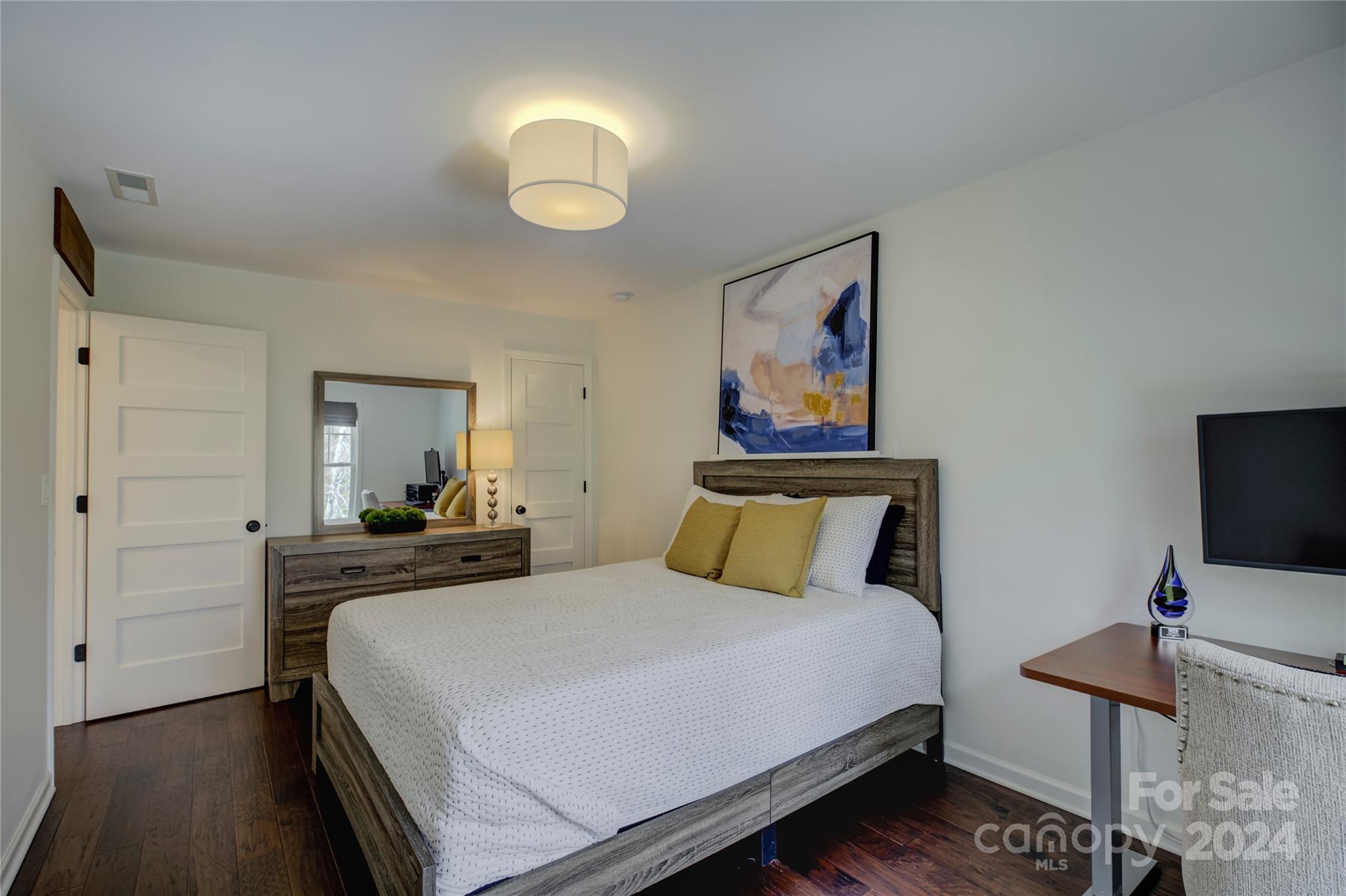 3478 Richard's Crossing Fort Mill, SC 29708 - Photo 22 of 30 a bedroom with bed and wooden floor