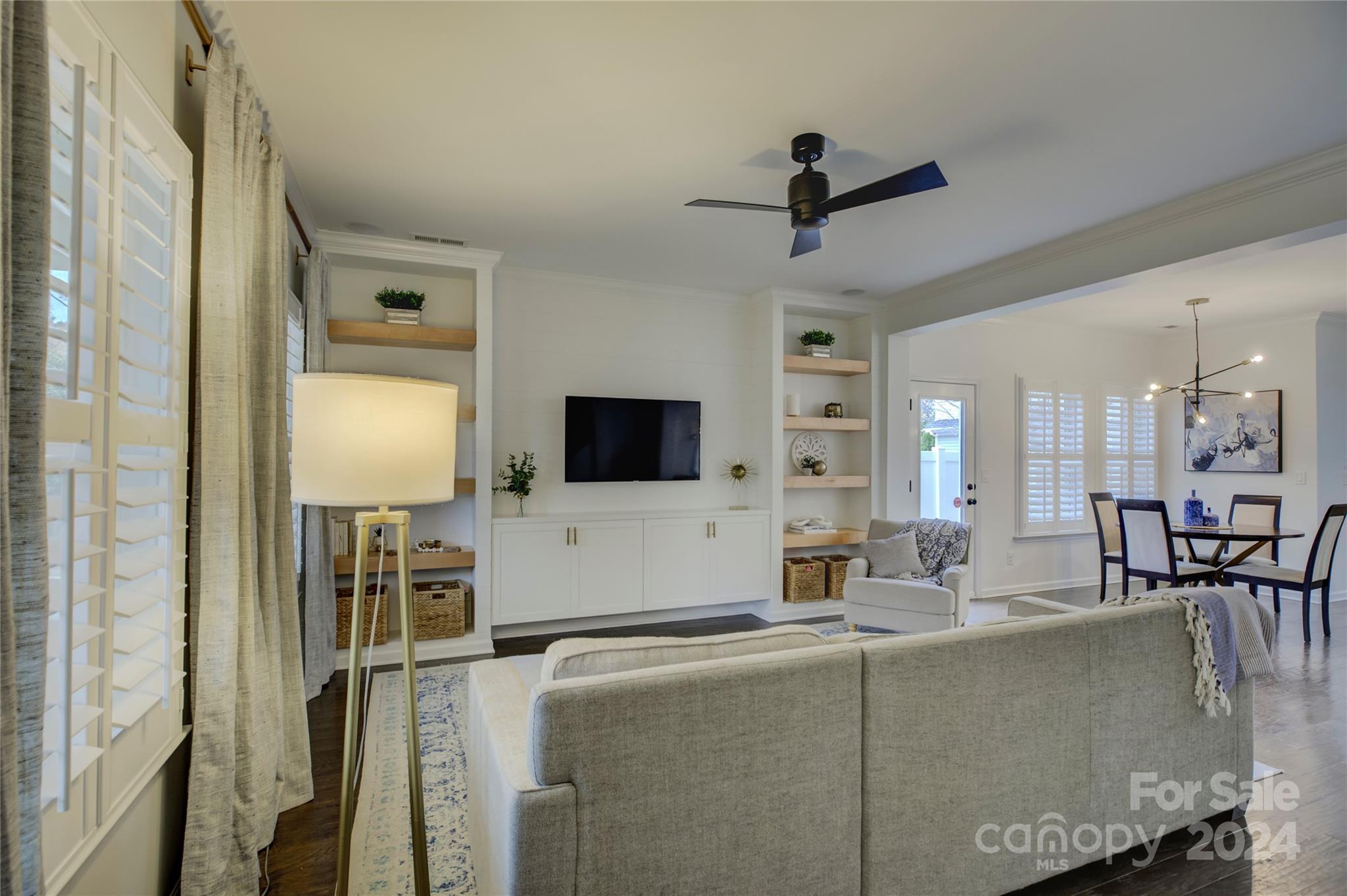 3478 Richard's Crossing Fort Mill, SC 29708 - Photo 4 of 30 a living room with furniture and a flat screen tv