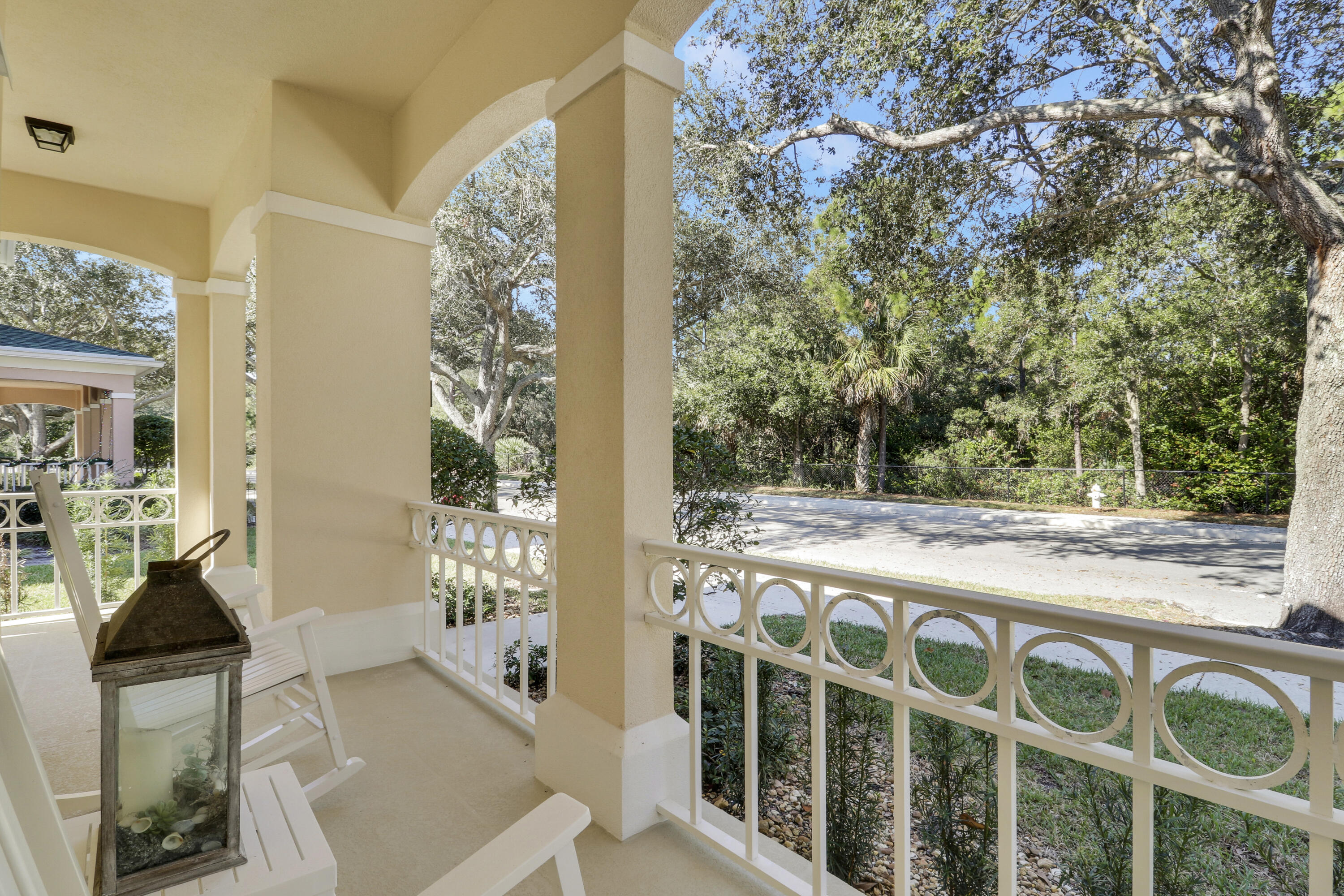 138 Newcastle Drive Jupiter, FL 33458 - Photo 4 of 44 a view of balcony with wooden floor and seating space