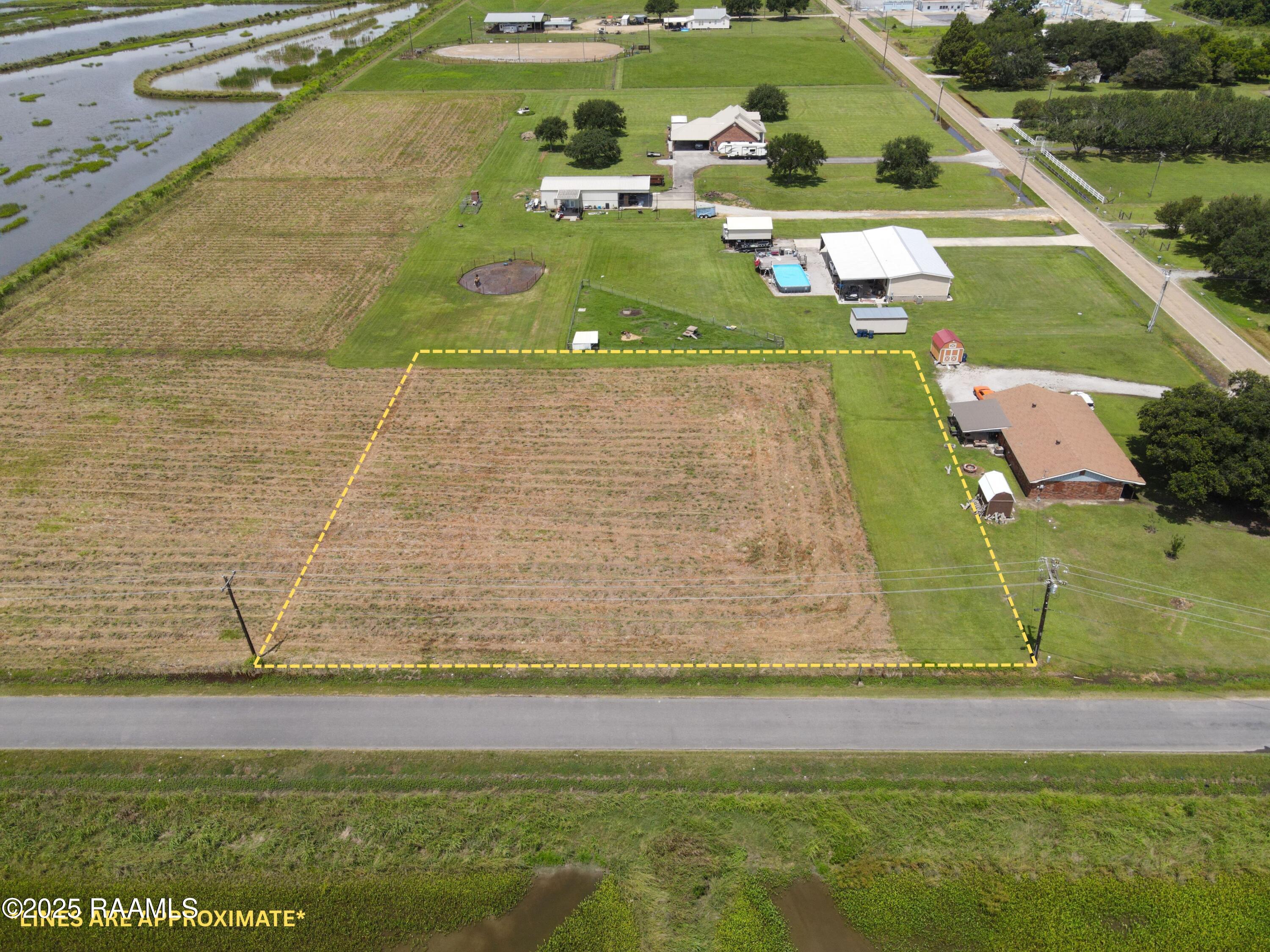 Tbd Noah Daigle Road Church Point, LA 70525 - Photo 4 of 4 Drone 4 with Outline