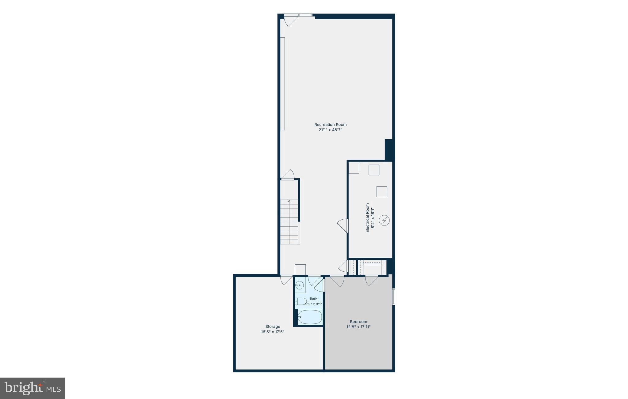 8459 Reformatory Way Lorton, VA 22079 - Photo 77 of 78 Lower Level Floorplan