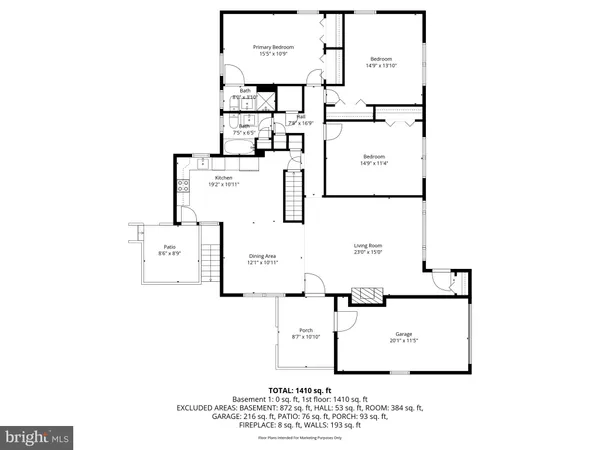 a picture of a floor plan