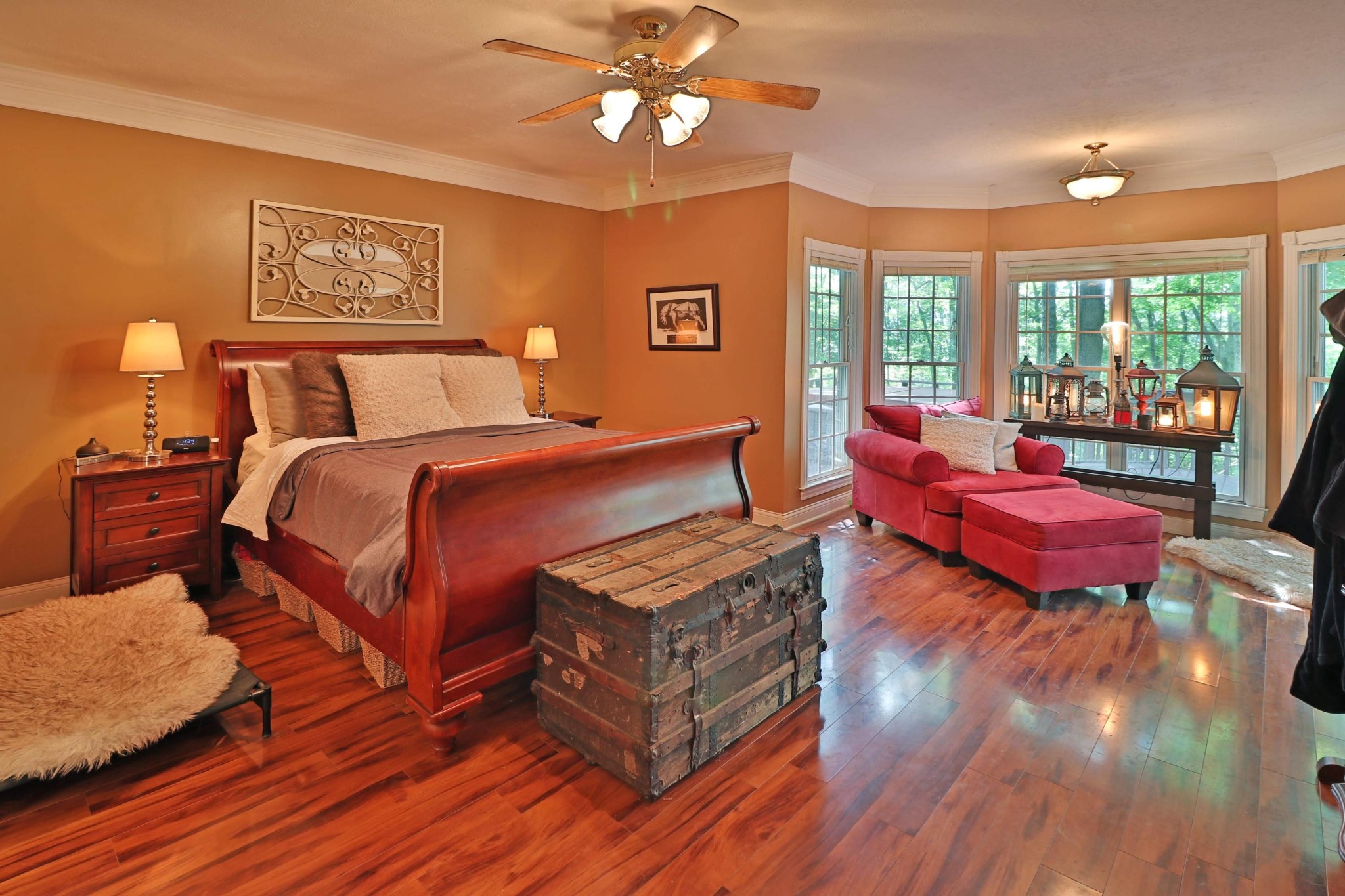 281 Lone Ridge Lane Clinton, TN 37716 - Photo 12 of 40 a bedroom with furniture and a large window