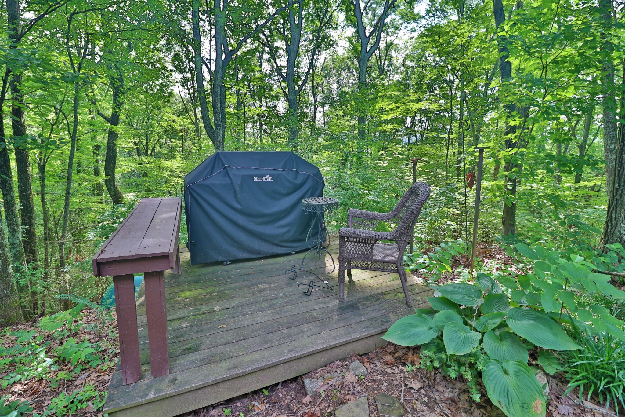 281 Lone Ridge Lane Clinton, TN 37716 - Photo 35 of 40 a view of a chairs and table in the backyard