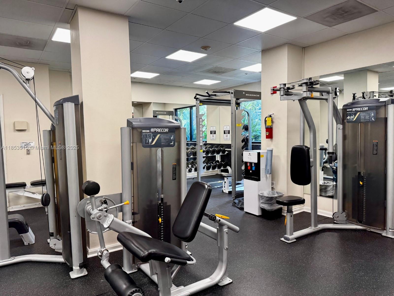 2333 Brickell Avenue, Unit 2607 Miami, FL 33129 - Photo 22 of 23 a view of a room with gym equipment