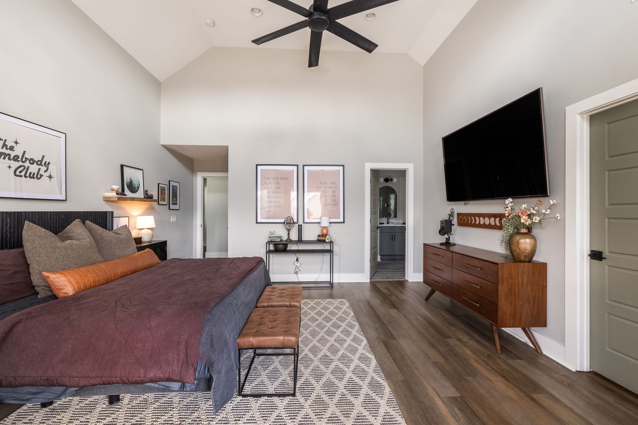 3415 Old Anderson Road Antioch, TN 37013 - Photo 21 of 46 a bedroom with furniture and a flat screen tv