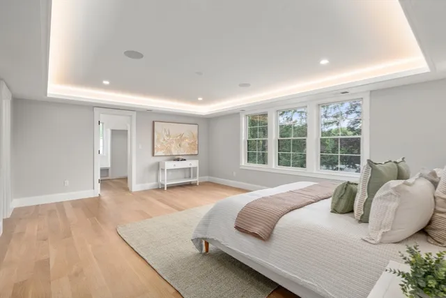 a view of a livingroom with a projector