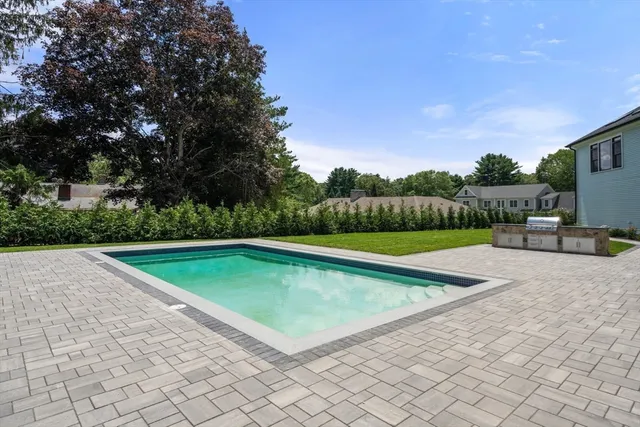 a view of a livingroom with wooden floor