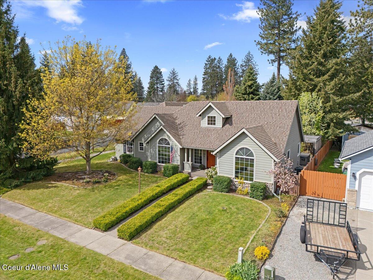 3815 North Alex Street Coeur D'Alene, ID 83815 - Photo 5 of 64 05-Aerial Front of Home