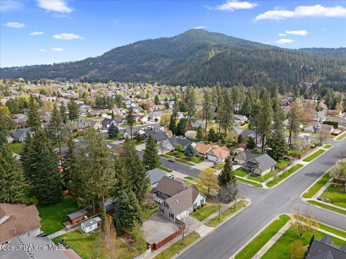 3815 North Alex Street Coeur D'Alene, ID 83815 - Photo 61 of 64 61-Aerial Back of Home