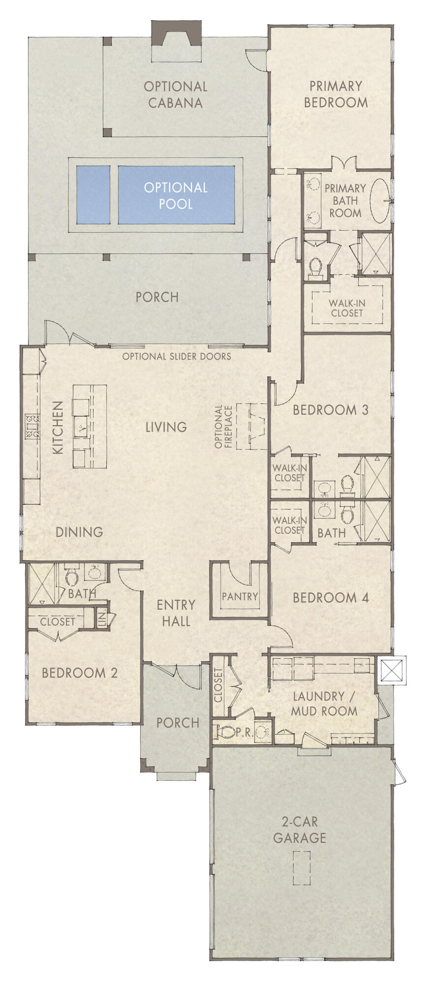 74 Pollard Cove West, Unit LOT 41 Watersound, FL 32461 - Photo 62 of 62 Rosecliffe II - Floor Plan