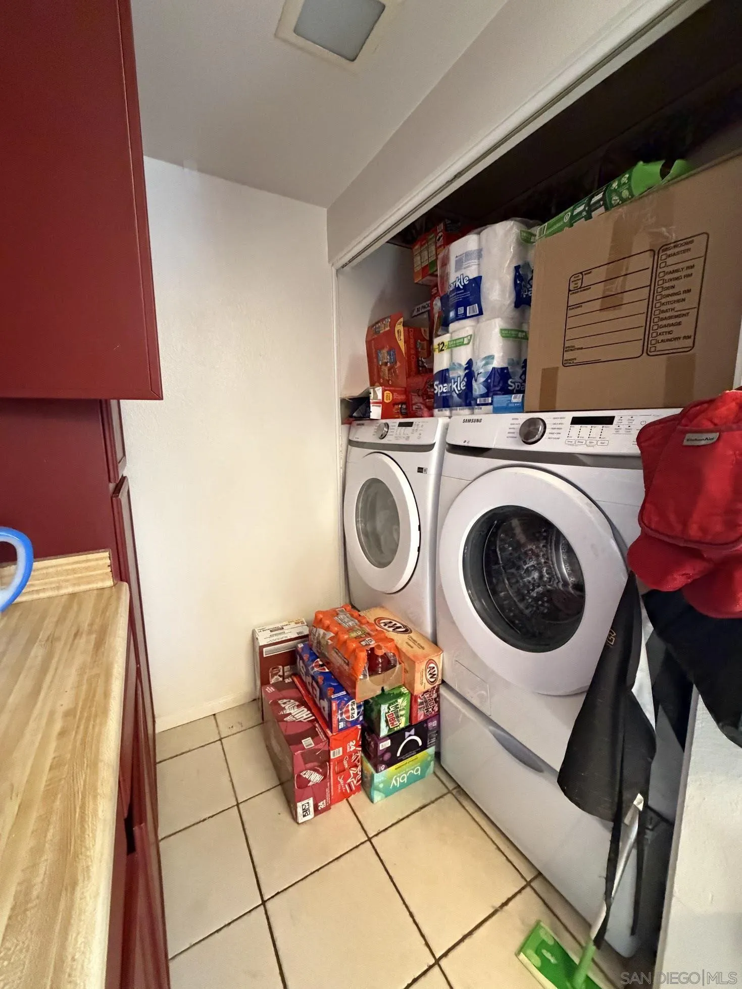 12741 Laurel Street, Unit 58 Lakeside, CA 92040 - Photo 3 of 12 a utility room with dryer and washer