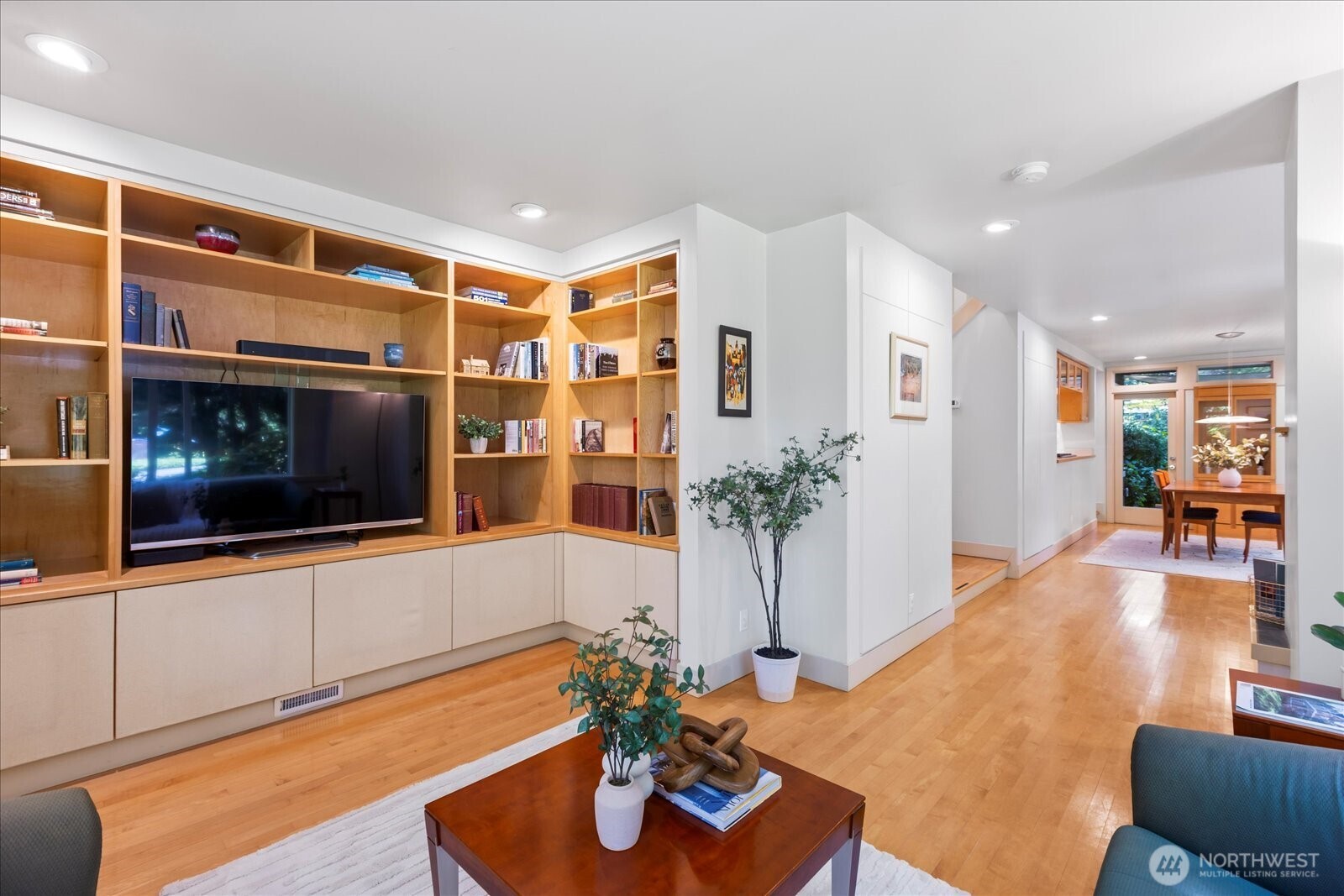 4309 Olympic Boulevard Everett, WA 98203 - Photo 6 of 40 a living room with furniture and a flat screen tv