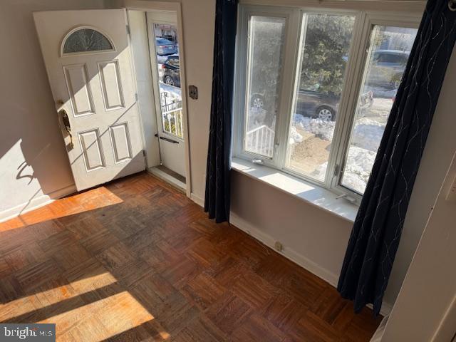 237 Lauriston Street Philadelphia, PA 19128 - Photo 4 of 22 a view of an entryway with wooden floor