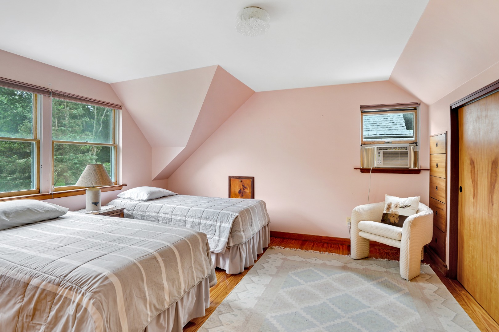 174 Middle Road Chilmark, MA 02535 - Photo 25 of 40 a bedroom with a bed and a window