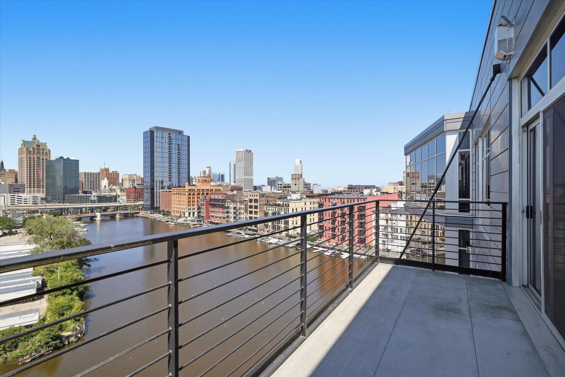 106 West Seeboth Street, Unit 920 Milwaukee, WI 53204 - Photo 34 of 51 9th Floor- Overlooking Milwaukee River and the Thid Ward
