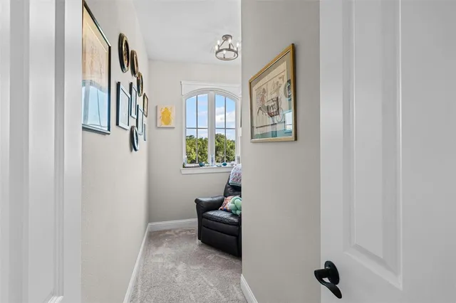 a bathroom with a double vanity sink and mirror
