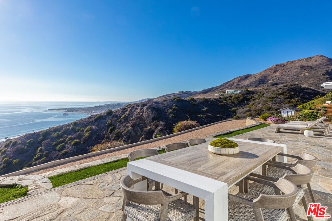 Carbon Mesa Road Malibu, CA 90265 - Photo 30 of 42 a view of yard from terrace with mountain view