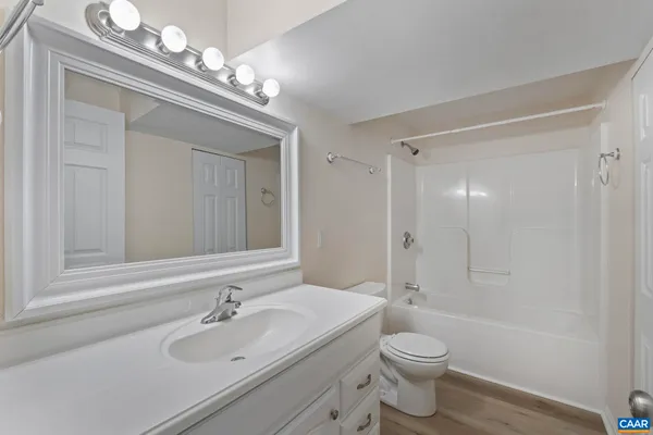 a utility room with cabinets