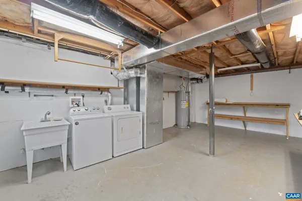 a view of a storage & utility room