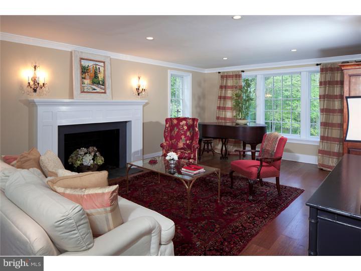 2220 Grubbs Mill Road Berwyn, PA 19312 - Photo 4 of 25 a living room with furniture and a fireplace