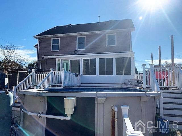 730 Center Street Dunellen, NJ 08812 - Photo 24 of 27 a view of a house with roof deck