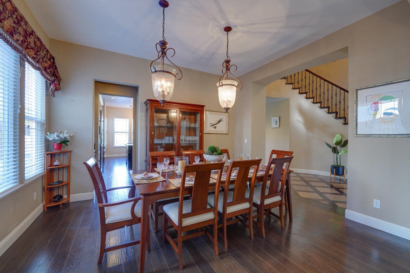 2400 Club Drive Gilroy, CA 95020 - Photo 14 of 67 a view of a dining room with furniture window and wooden floor