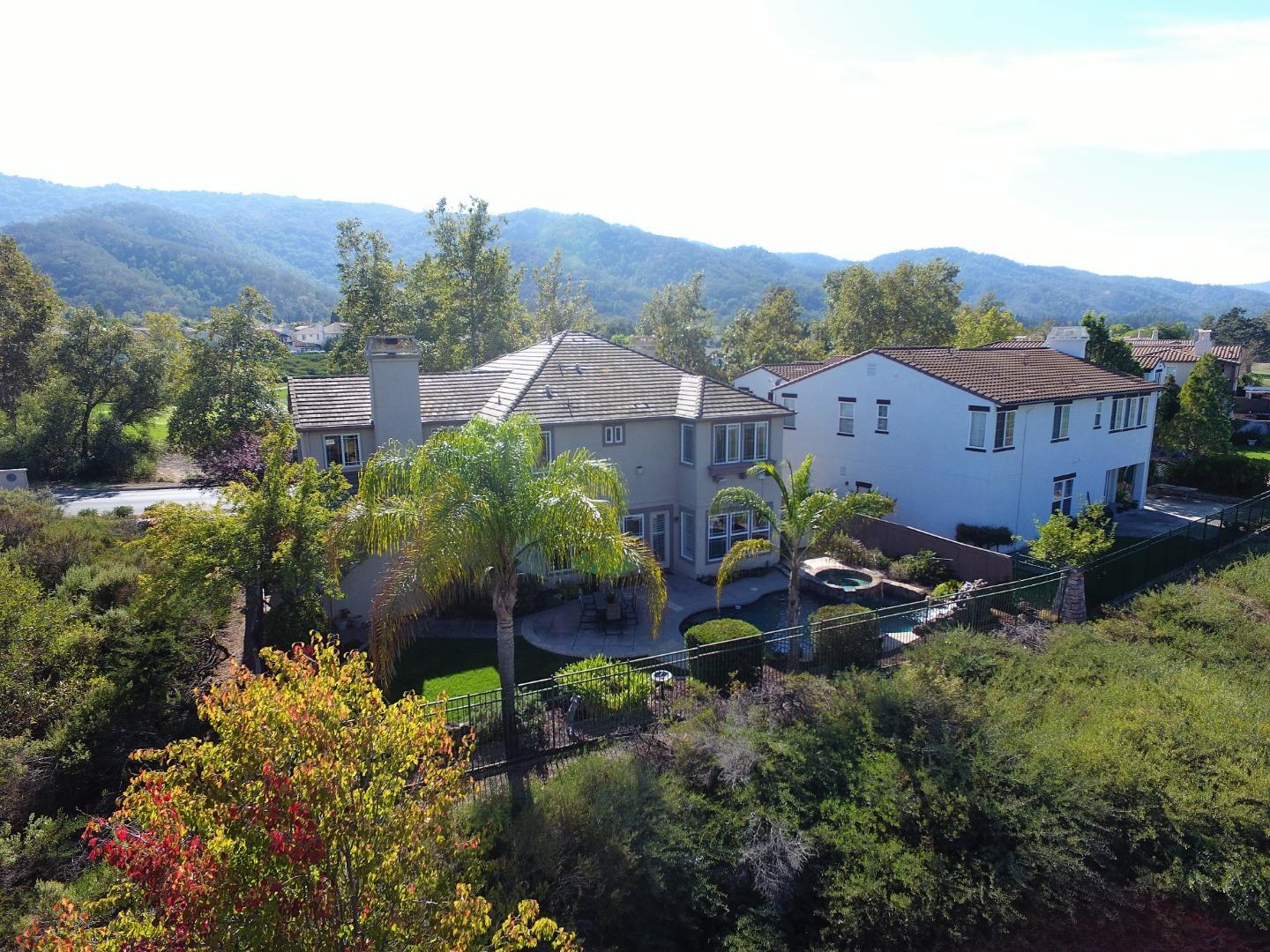 2400 Club Drive Gilroy, CA 95020 - Photo 65 of 67 an aerial view of a house with a garden