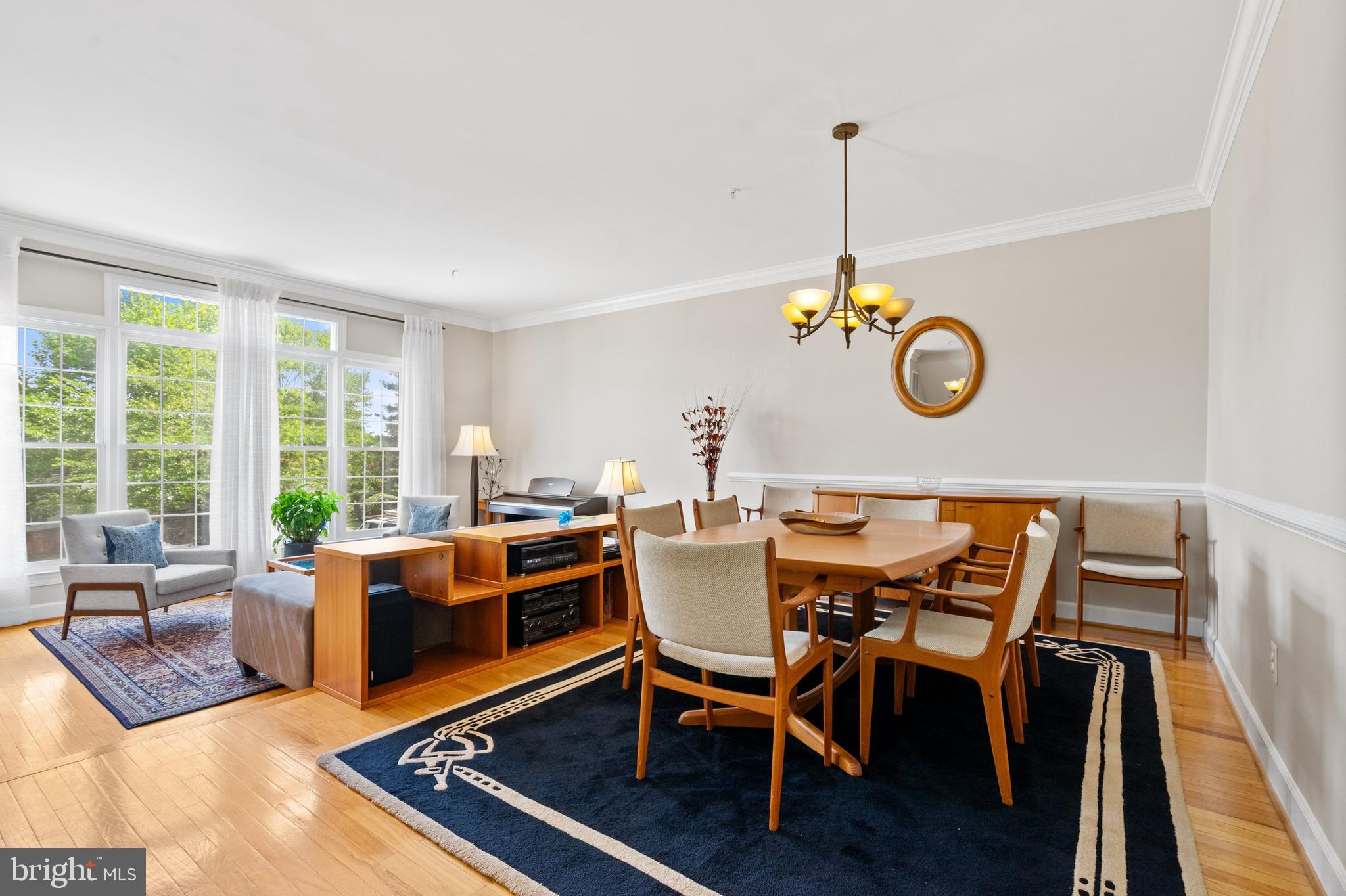 8512 Bells Ridge Terrace Potomac, MD 20854 - Photo 7 of 45 a dining room with furniture and a window