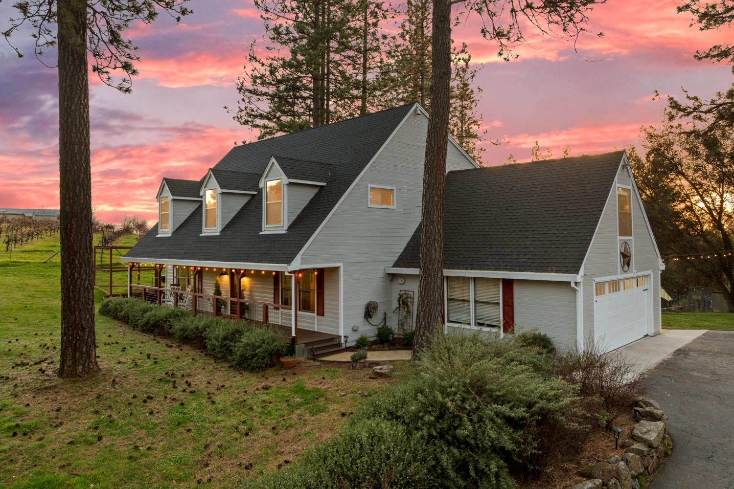 17476 Fiddletown Road Fiddletown, CA 95629 - Photo 2 of 82 front view of a house with a small yard