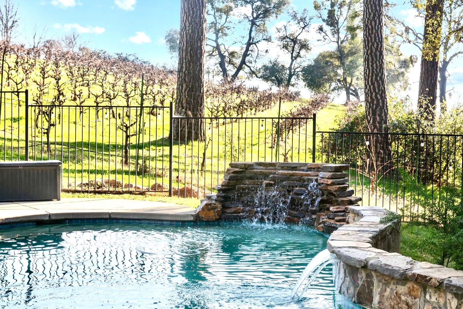17476 Fiddletown Road Fiddletown, CA 95629 - Photo 65 of 82 Multiple waterfalls enhance the estate's sense of peace and tranquility!