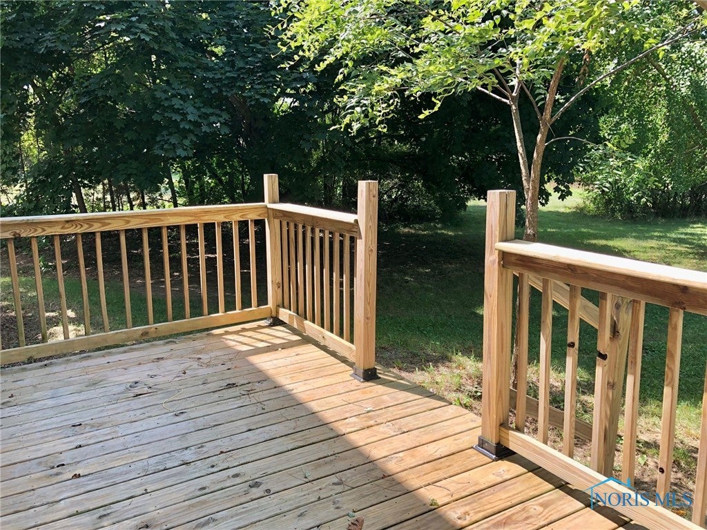 3902 South Dischinger Road Elmore, OH 43416 - Photo 37 of 42 Rear Deck overlooking the pond
