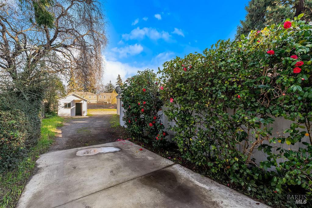 2050 Marlow Road Santa Rosa, CA 95403 - Photo 40 of 48 The driveway goes all the way to the back of the property