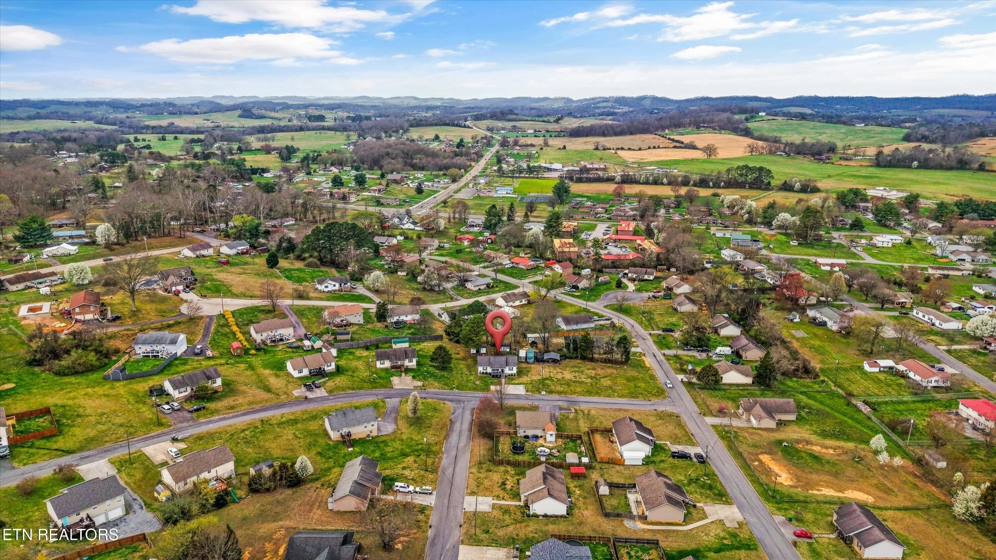 1306 Tabitha Drive White Pine, TN 37890 - Photo 27 of 31 an aerial view of residential houses with outdoor space