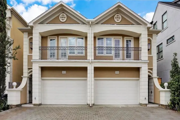 a front view of a building