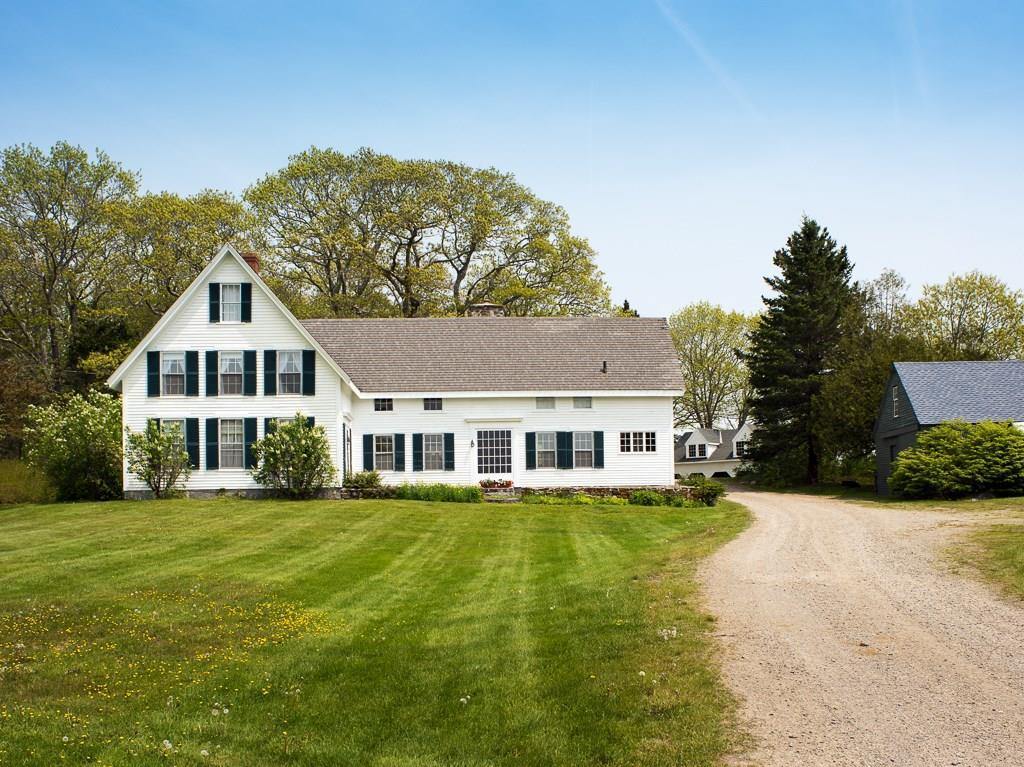 240 Harrington Road Pemaquid, ME 04558 - Photo 1 of 22 Pretty approach to gracious 1850s...