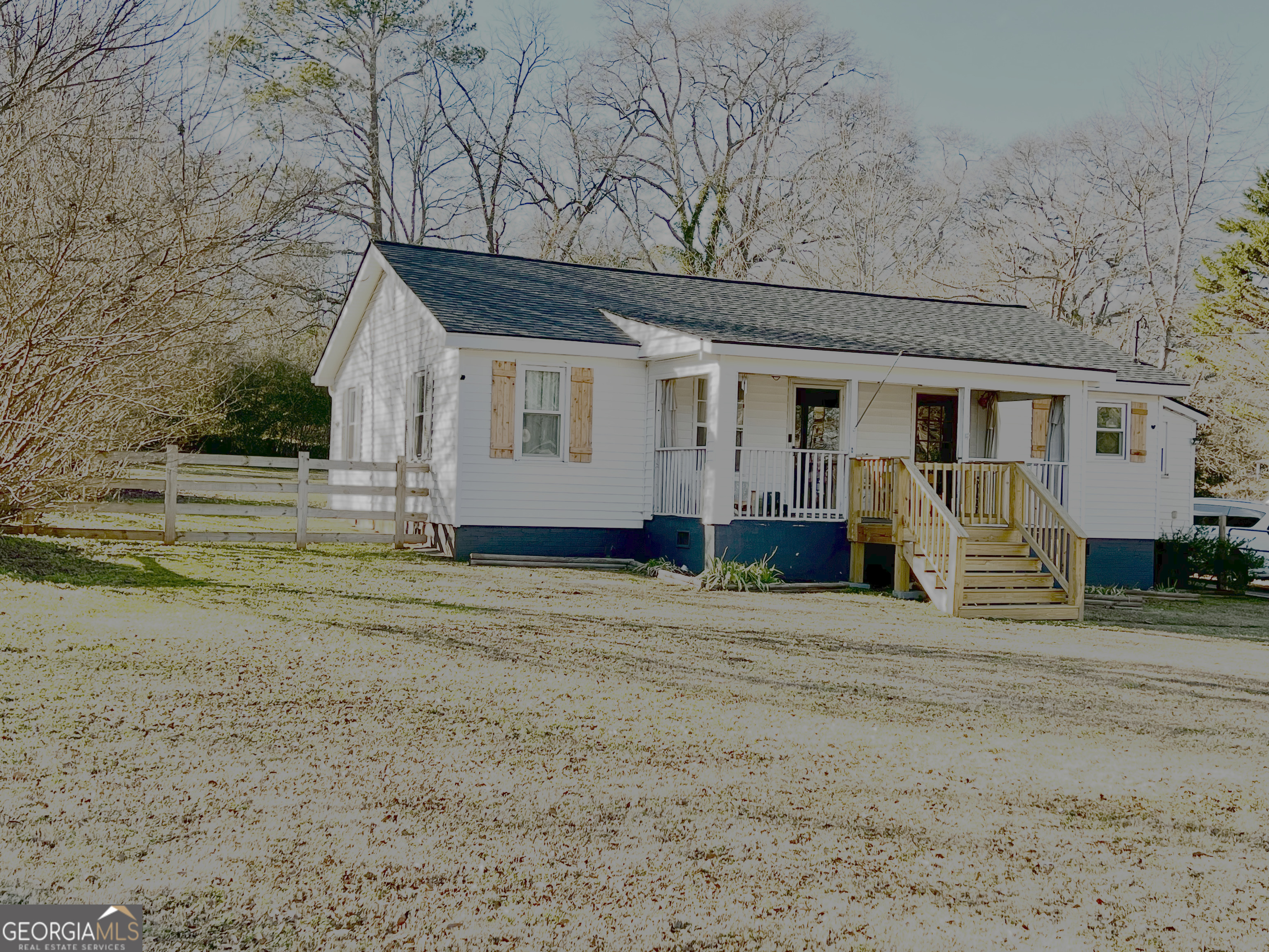 a view of a house with a swimming pool