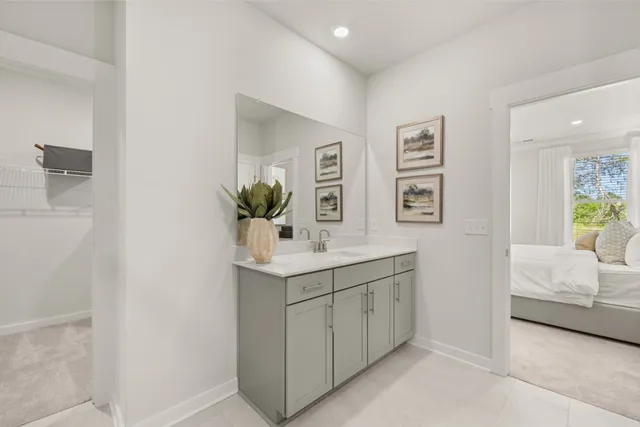 a bathroom with a shower and a toilet