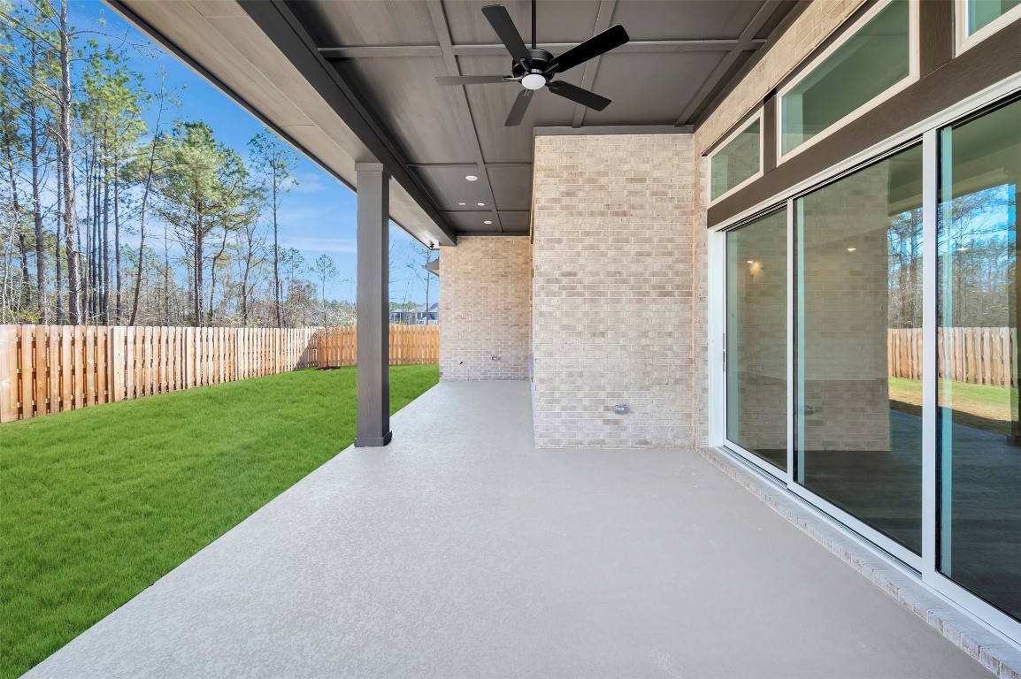 1728 Howler Way Montgomery, TX 77316 - Photo 26 of 42 Enjoy relaxing on this large exterior cupboard patio
