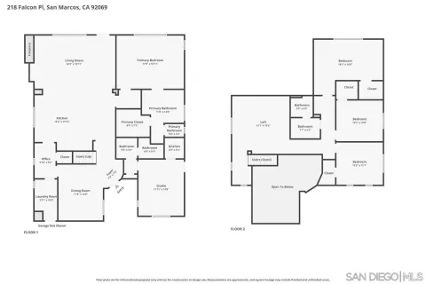 $1,449,000 | 218 Falcon Place, San Marcos, CA 92069