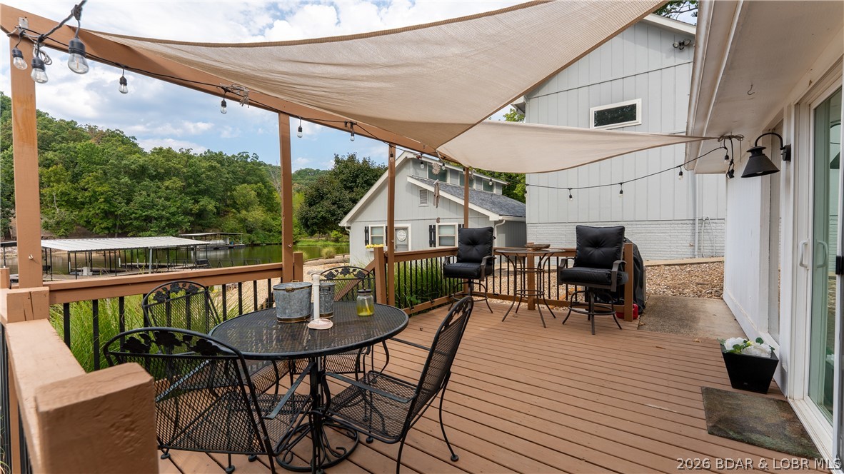 109 Red Cedar Road Sunrise Beach, MO 65079 - Photo 17 of 31 Fresh Stain Water Front Plus Size Deck