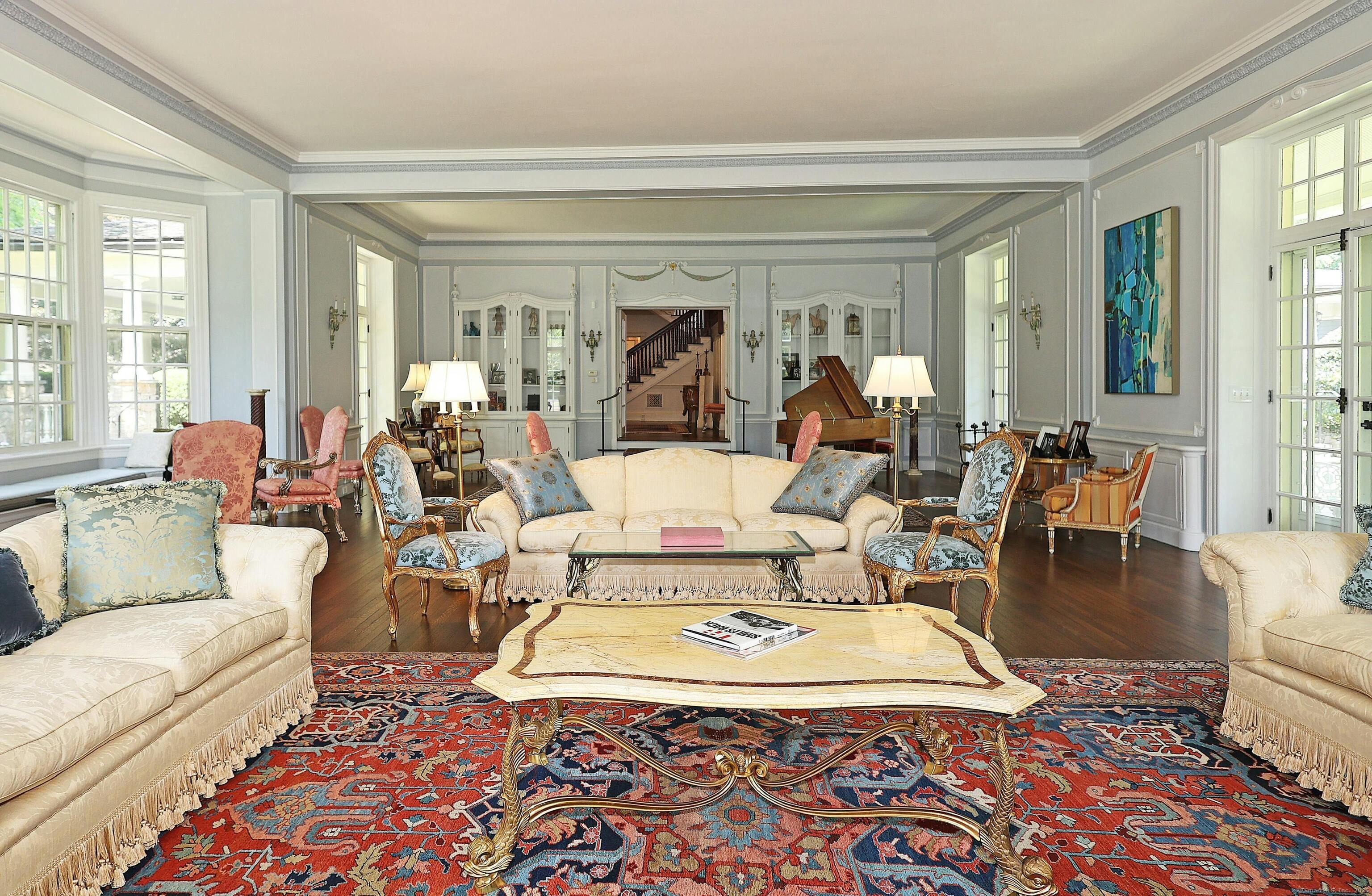 27 Country Club Road Ridgefield, CT 06877 - Photo 14 of 40 a living room with furniture and a potted plant