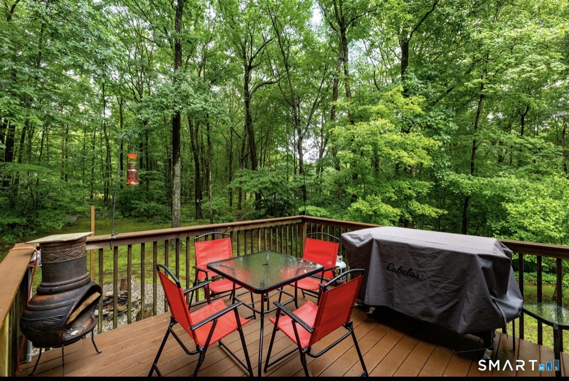 35 Hunt Road Columbia, CT 06237 - Photo 15 of 38 Lovely back deck overlooking nature.