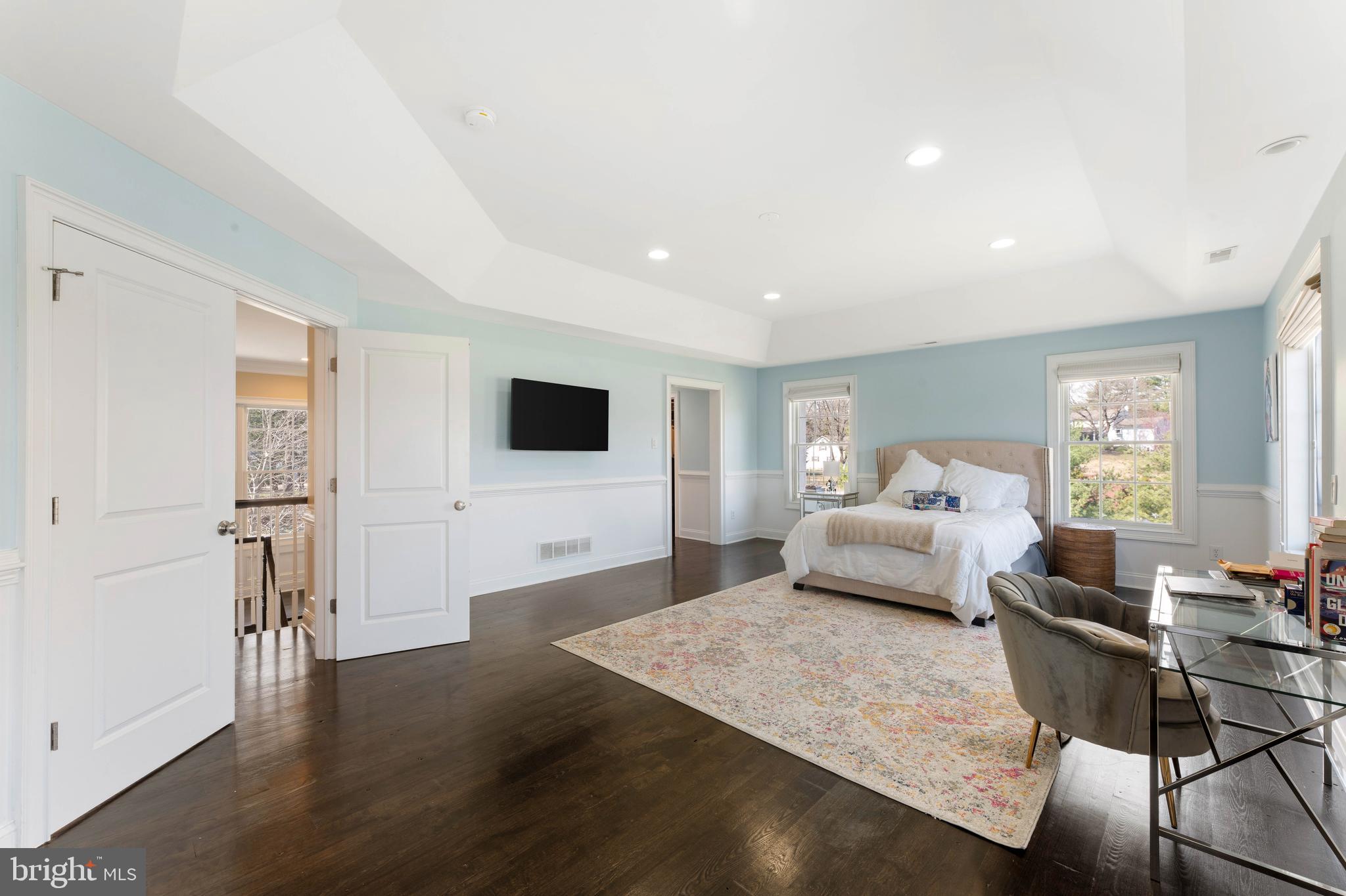 8 Quartermaster Road Feasterville-Trevose, PA 19053 - Photo 26 of 60 a living room with furniture and a flat screen tv