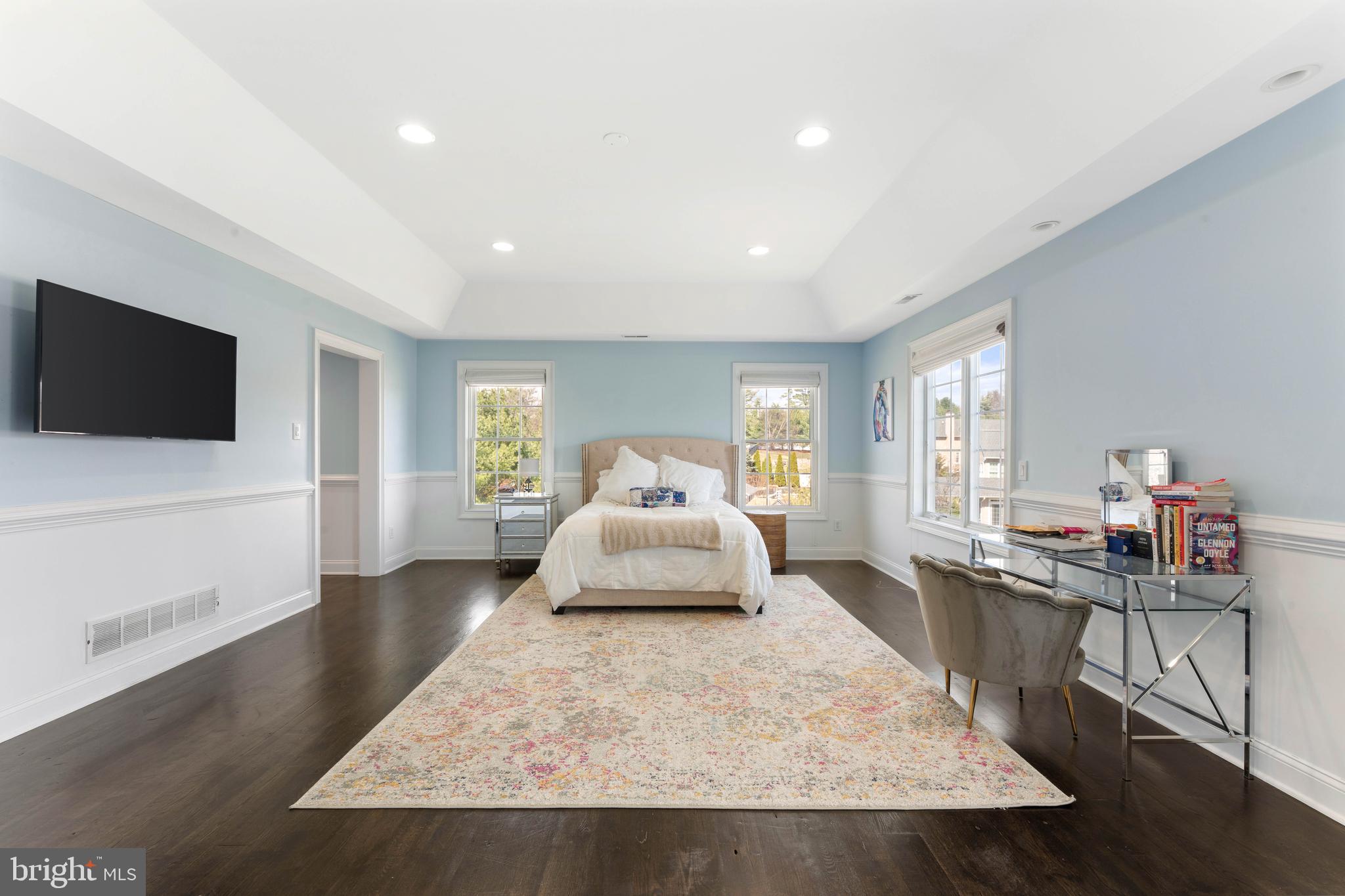 8 Quartermaster Road Feasterville-Trevose, PA 19053 - Photo 27 of 60 a living room with furniture and a flat screen tv