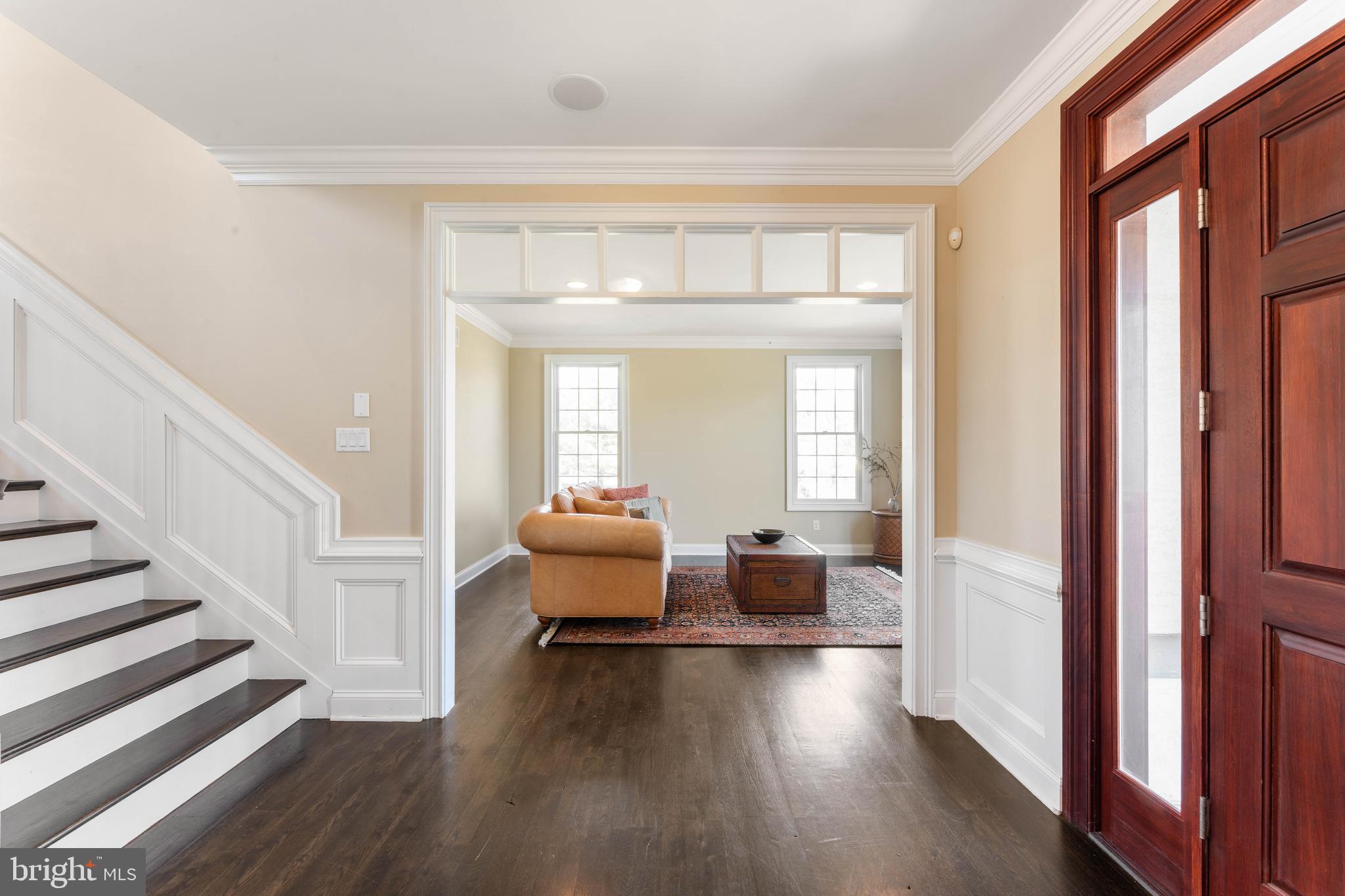 8 Quartermaster Road Feasterville-Trevose, PA 19053 - Photo 3 of 60 a living room with furniture and a wooden floor