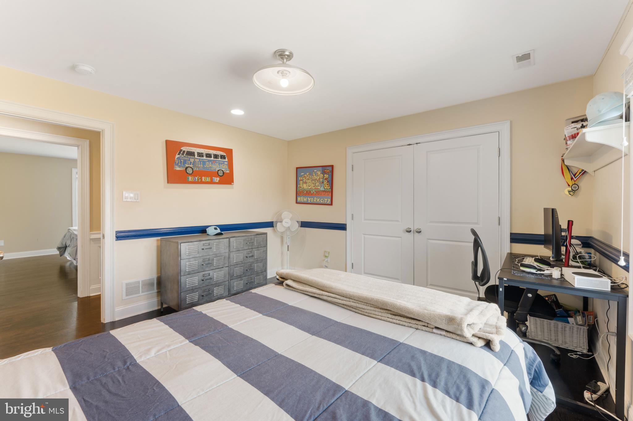 8 Quartermaster Road Feasterville-Trevose, PA 19053 - Photo 40 of 60 a bedroom with a bed and a desk