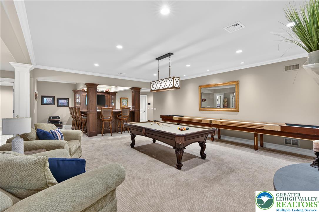 1731 Red Hawk Way Bethlehem, PA 18015 - Photo 61 of 85 Lower Level Recreation Room with Fireplace